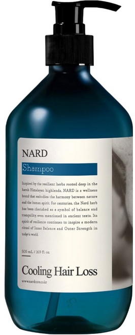나드 쿨링 탈모 샴푸 히말리아 허브향, 500ml, 1개