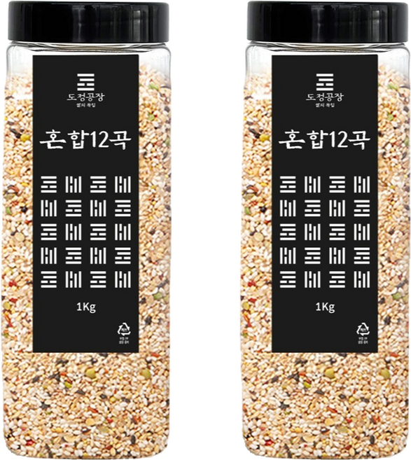 도정공장 혼합 12곡, 1kg, 2개
