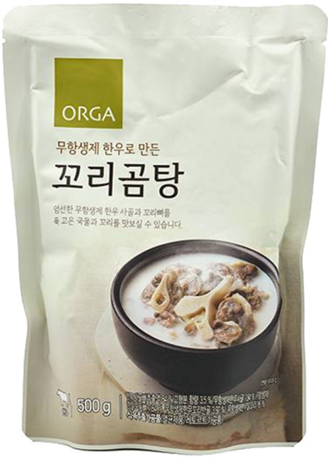 올가홀푸드 꼬리곰탕, 500g, 1개