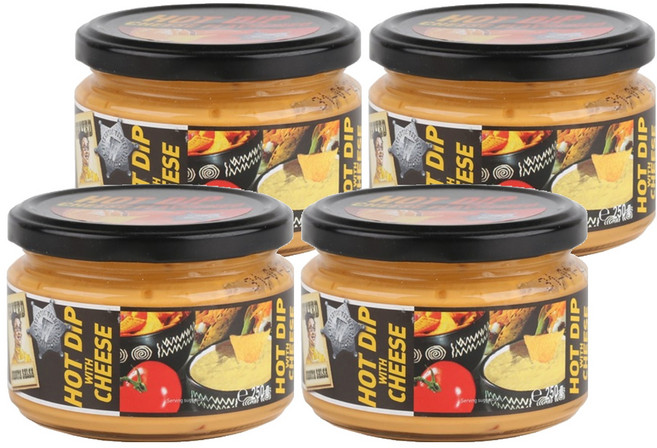 起司辣醬, 4罐, 250g