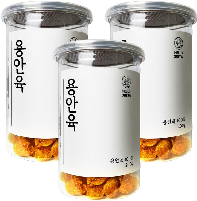 헬로우그린 용안육, 200g, 3개