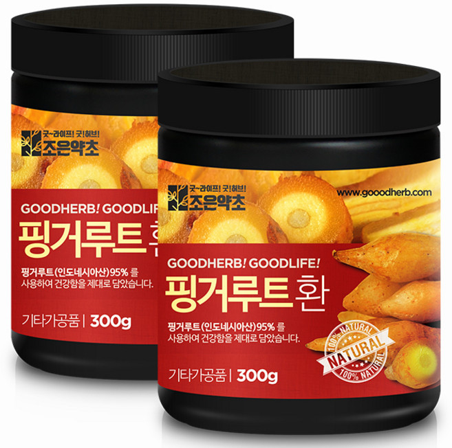 조은약초 굿허브 핑거루트환, 2개, 300g