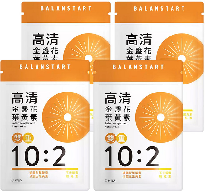 永豐 人可和 高清葉黃素+蝦紅素, 30顆, 4包