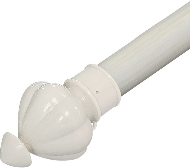 썬데코 왕관 25mm 커튼봉 + 조절브라켓, 연오크