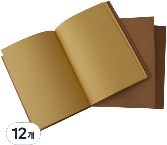 하늬통상 크라프트지 드로잉북 100g 62매, 12개