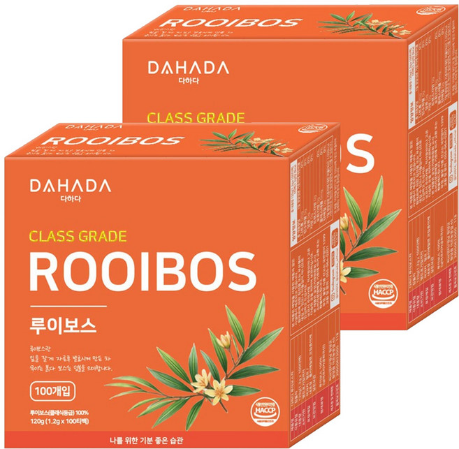 다하다 루이보스차, 1.2g, 100개입, 2개