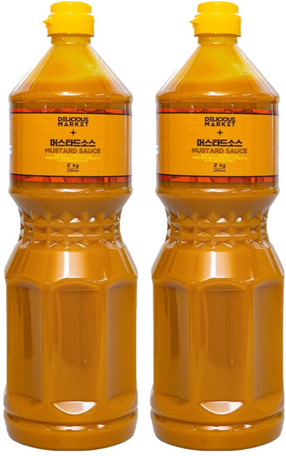 딜리셔스마켓 머스타드소스, 2kg, 2개