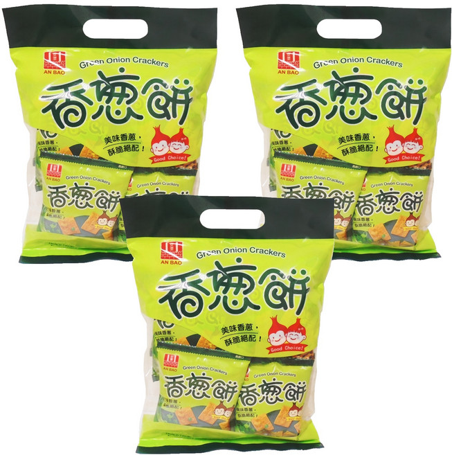 安堡 香蔥餅, 220g, 3袋