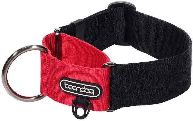 분독 마틴게일 와이드 목줄, 블랙, 1개