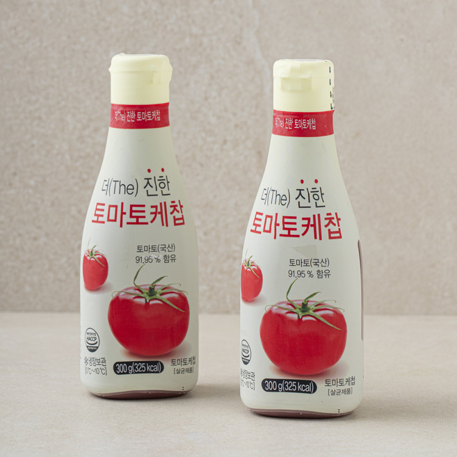 사랑과정성 더 진한 토마토케찹, 300g, 2개