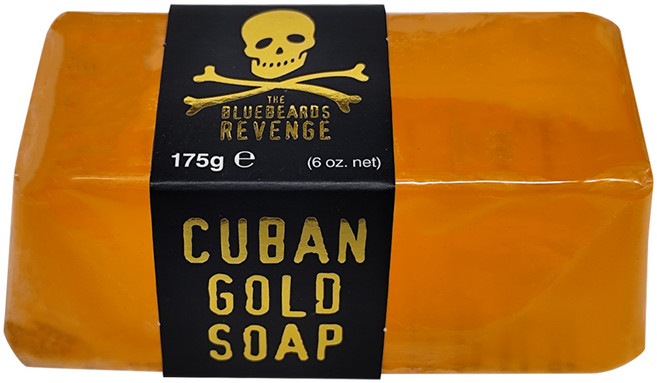 THE BLUEBEARDS REVENGE 藍鬍子 Cuban Gold 古巴金 古龍水沐浴香皂, 175g, 1個
