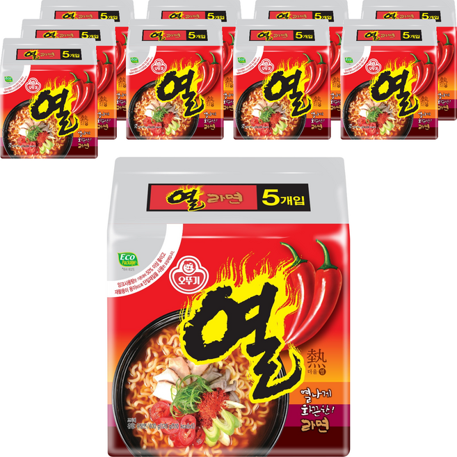 오뚜기 열라면 120g, 50개