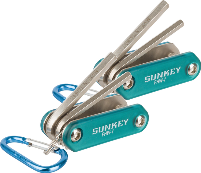 썬키 접이식 육각렌치 7종 세트 FHW-7, 2세트
