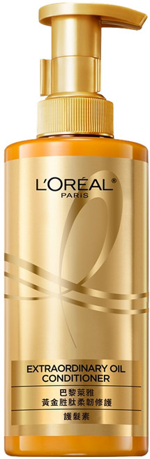 L'OREAL PARiS 巴黎萊雅 台灣公司貨 黃金胜肽柔韌修護護髮素, 440ml, 1瓶