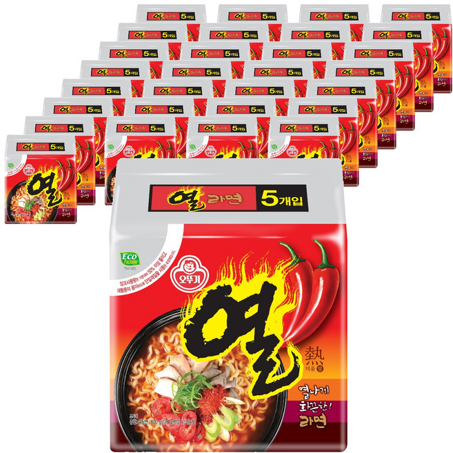 오뚜기 열라면 120g, 160개