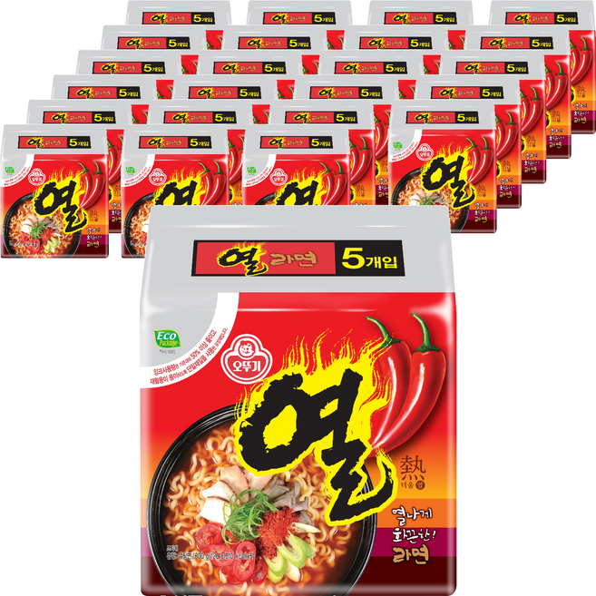 오뚜기 열라면 120g, 80개
