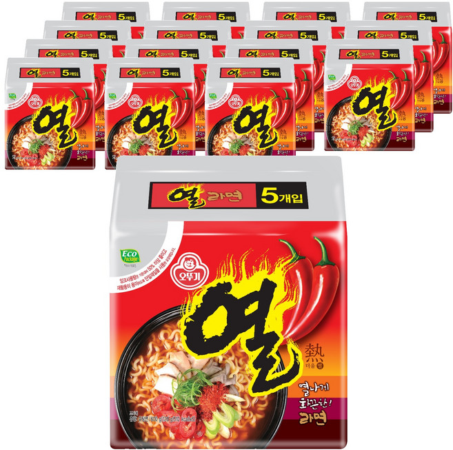 오뚜기 열라면 120g, 120개
