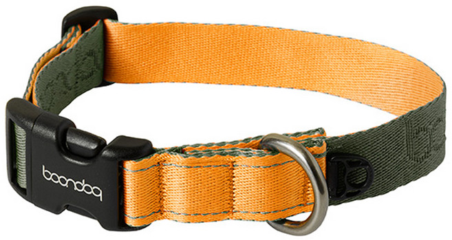 분독 오리지날 목줄, 카키오렌지, 1개