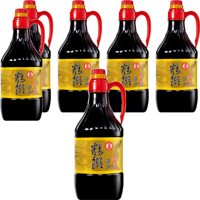 KIMLAN 金蘭 精饌醬油, 1.5L, 6瓶