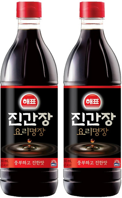진간장, 930ml, 2개