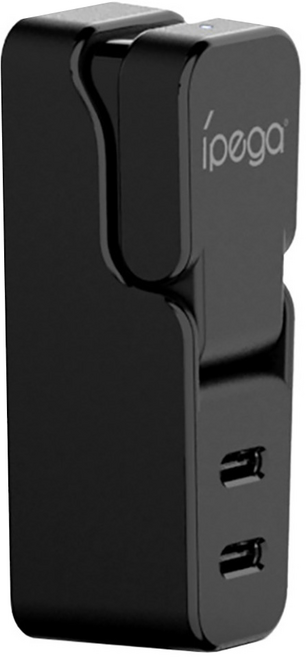 ipega 派鯊魚 PS5PRO/SLIM適用 手柄充电器可折叠 遙控手把座充, 黑色, 1個, WZL-25052717