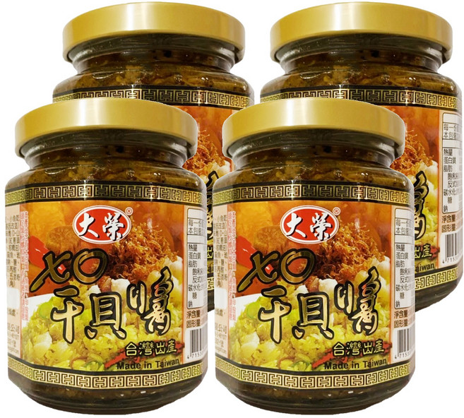 大榮 XO干貝醬 240g 台灣出產, 4罐