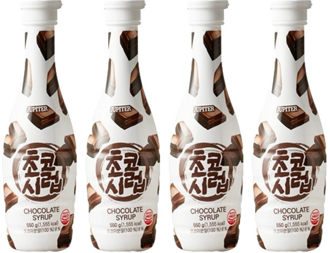 Jupiter 巧克力糖漿, 550g, 4個