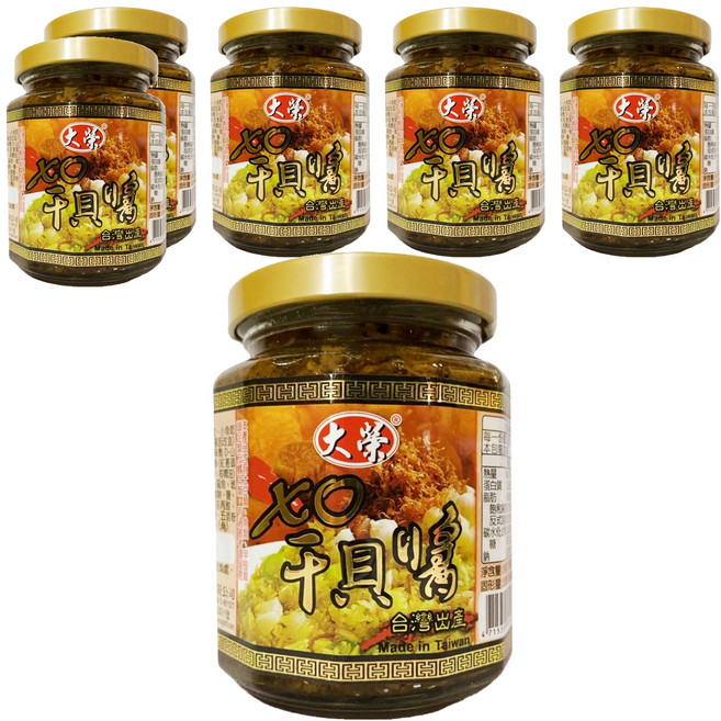 大榮 XO干貝醬 240g 台灣出產, 6罐