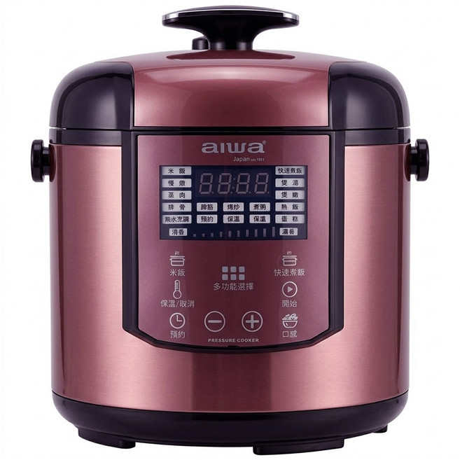 aiwa 愛華 電壓力鍋 4.9kg, DYK-C60, 紫色