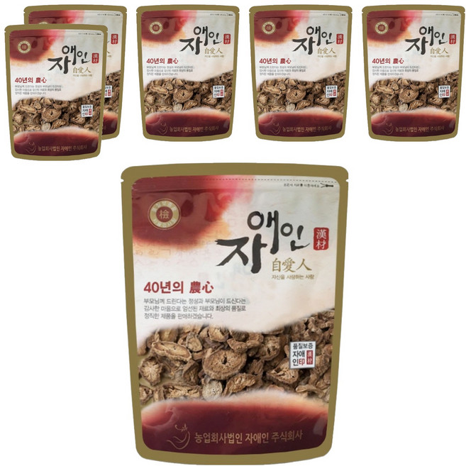자애인 볶은 우엉, 250g, 6개