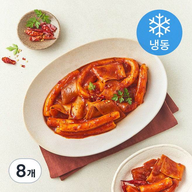 프로즌 마라떡볶이 얼얼한맛 (냉동), 440g, 8개