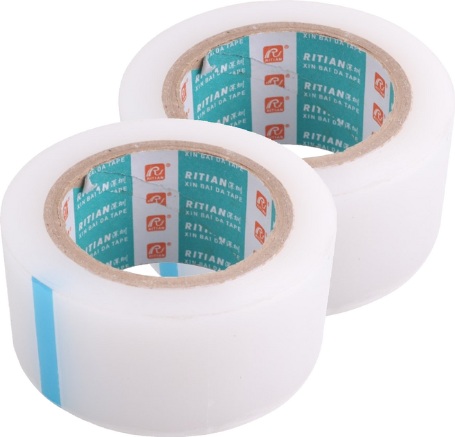 컴스 투명비닐 보호 테이프 68m BB431, 2개