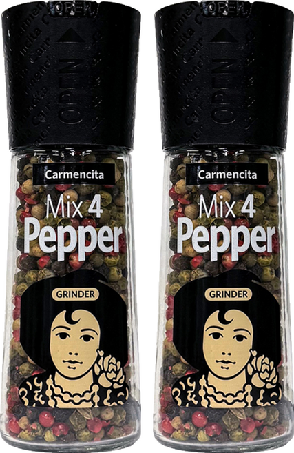 카르멘시타 혼합후추 그라인더, 37g, 2개