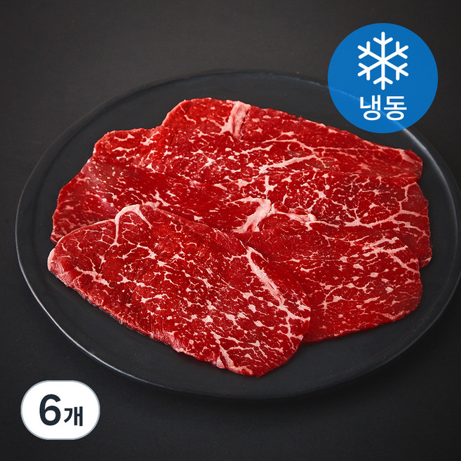 곰곰 육전용 소고기 (냉동), 200g, 6개