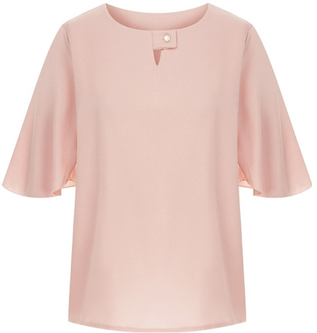 진주 비죠 날개 블라우스 V5B-CBL039