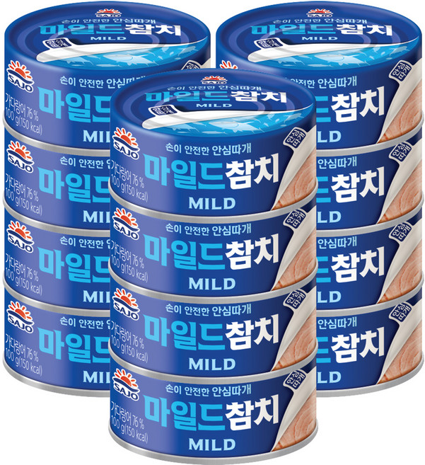 사조참치 마일드 참치, 100g, 12개