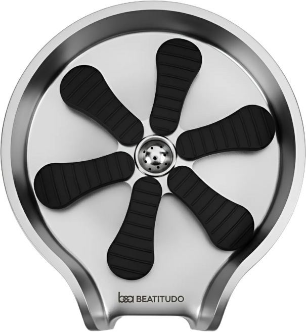 베아티투도 자동 고압 컵 세척기 + 뉴 노즐 + 드릴커터 세트, ABS 실버, 1개