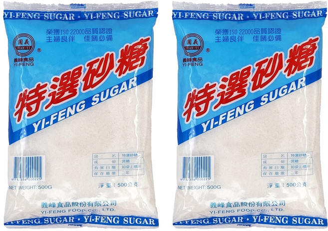 義峰食品 特選砂糖, 500g, 2包