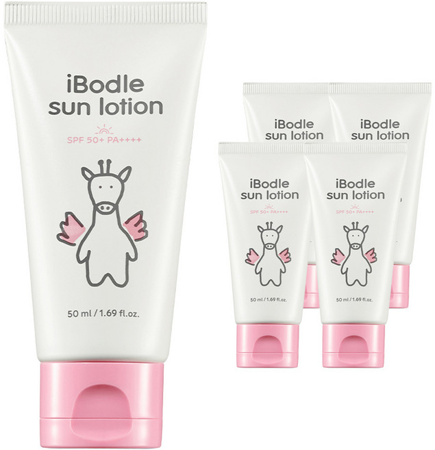 아이보들 선로션 SPF50+ PA++++, 5개, 50ml