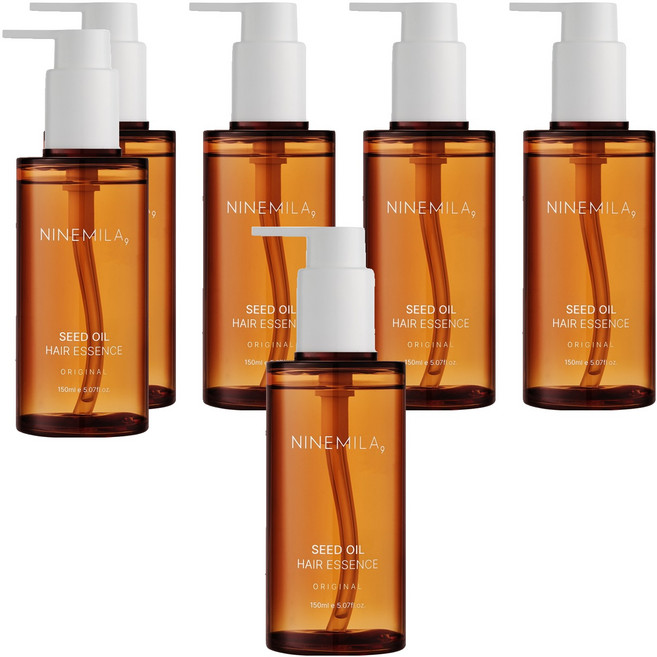 [비건뷰티] 나인밀라 시드 오일 헤어 에센스, 150ml, 6개