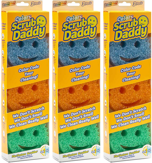 스크럽대디 수세미 랜덤발송, 3개입, 3개