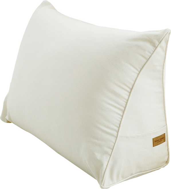 Raum Studio 帆布三角靠墊, 奶油象牙