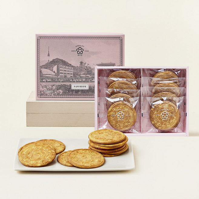 태극당 무궁화 땅콩 전병, 168g, 1개입, 1박스