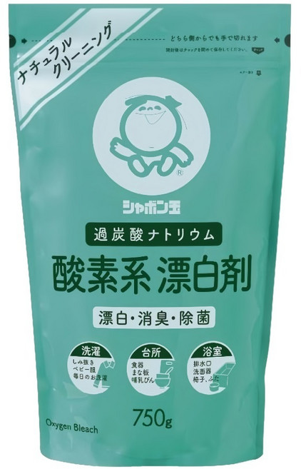 Shabon 含氧漂白劑, 750g, 1包