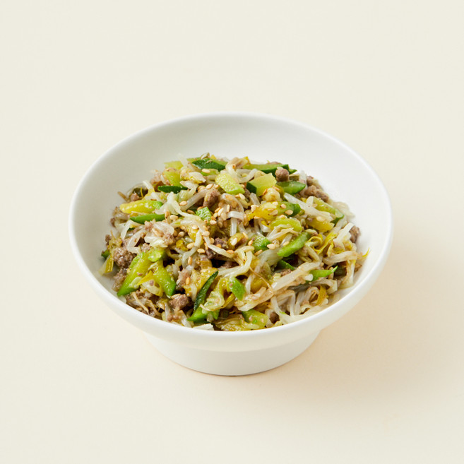 킨더가든 한우 애호박 숙주나물, 80g, 1개