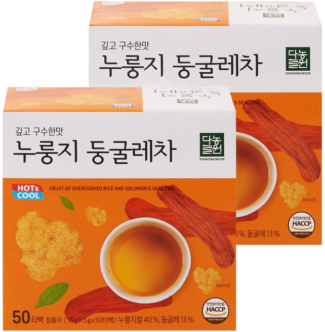 Danongwon 鍋巴玉竹茶, 1.5g, 50入, 2個