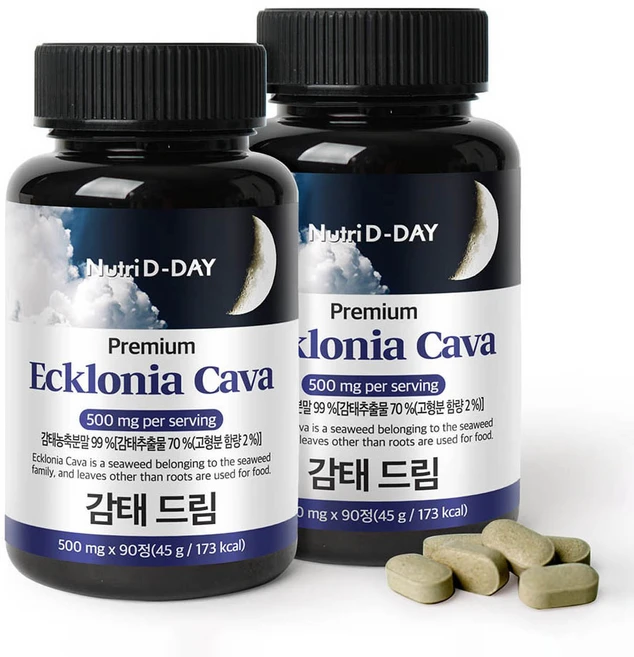 뉴트리디데이 감태 드림 타블렛 영양제, 90정, 2개 - 쿠팡