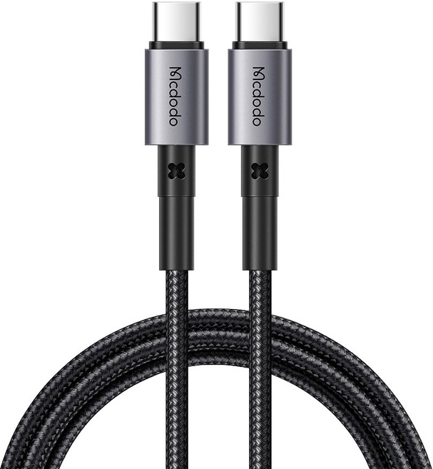 맥도도 TR C타입 to C타입 PD 고속충전 케이블, 1.5m, 블랙, 1개