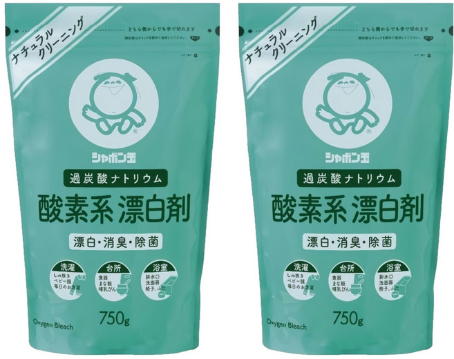 Shabon 含氧漂白劑, 750g, 2包