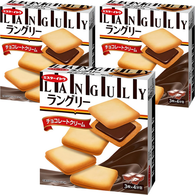 랑그리 초코 크림샌드, 132g, 3개